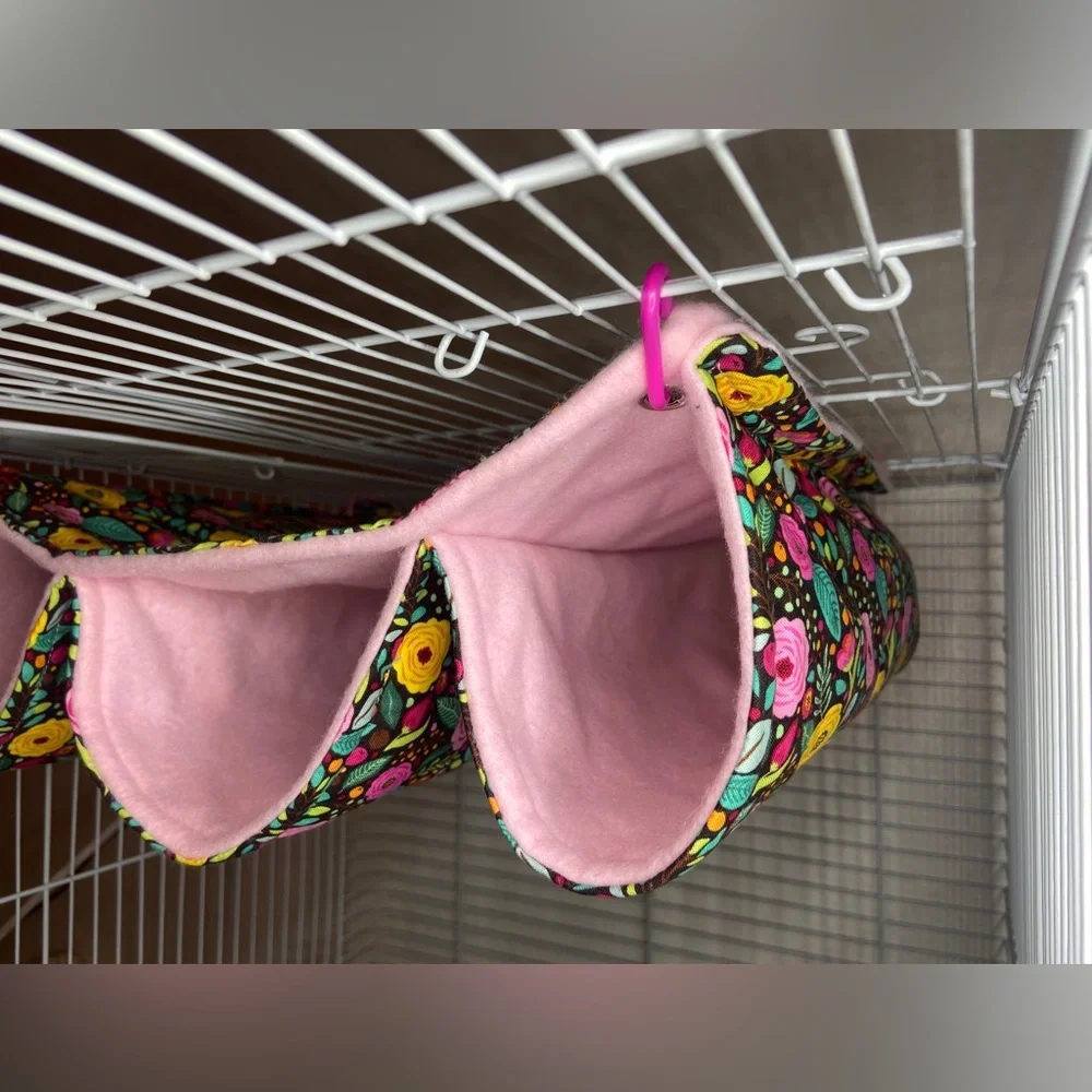 Custom Triple Tunnel Hammock for small pets